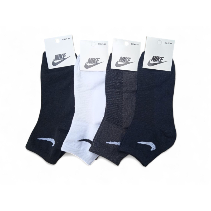 12 пар в упаковці шкарпетки середні 4 кольори літо сітка NIKE 41-45р.