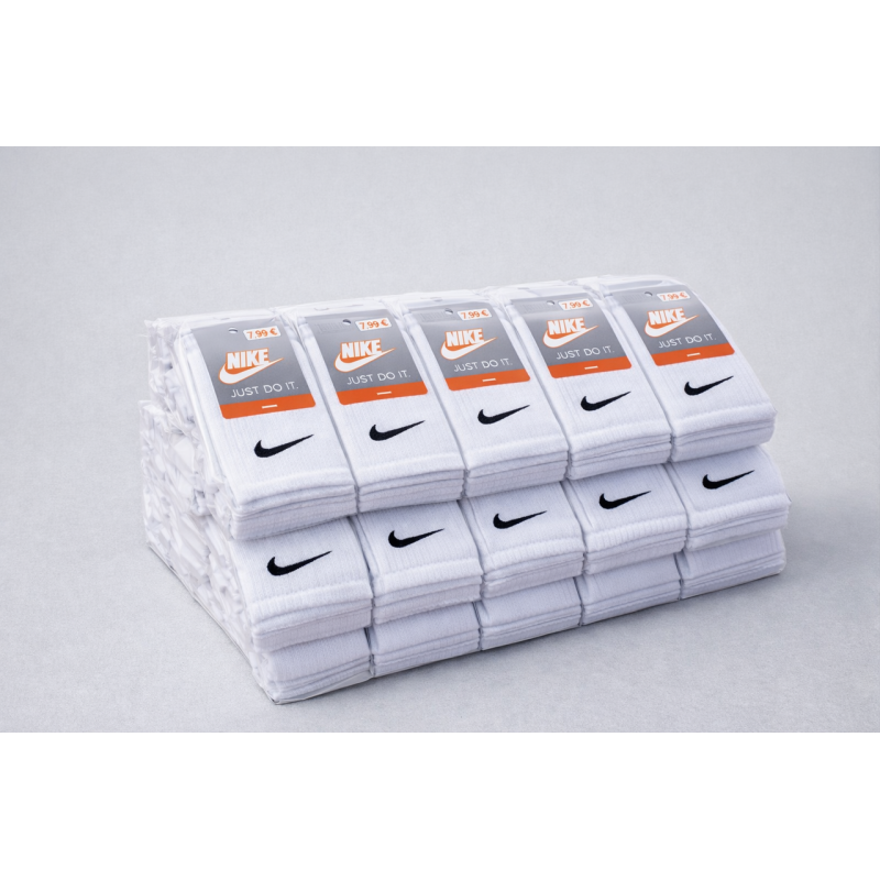 30 пар в упаковці шкарпетки big pack NIKE білі 36-39 р..