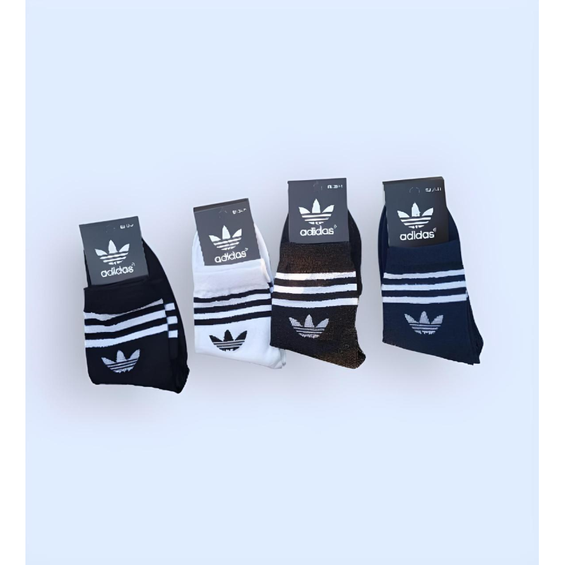 Шкарпетки ADIDAS високі 4 кольори 12 пар в упаковці 36-41