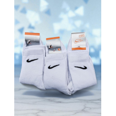 6 пар шкарпеток NIKE зимові махрові білі 41-44р.