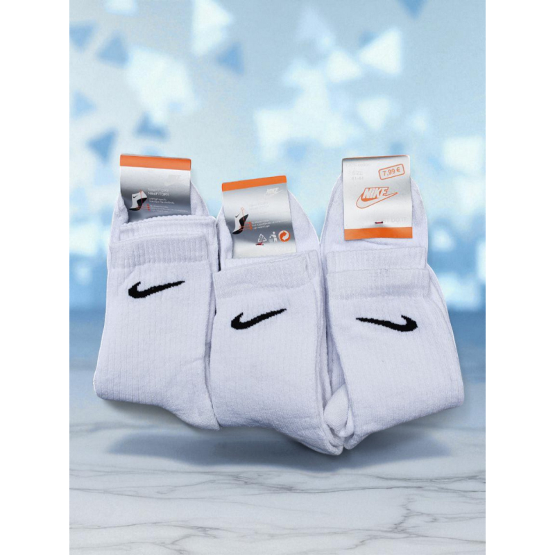 6 пар шкарпеток NIKE зимові махрові білі 41-44р.