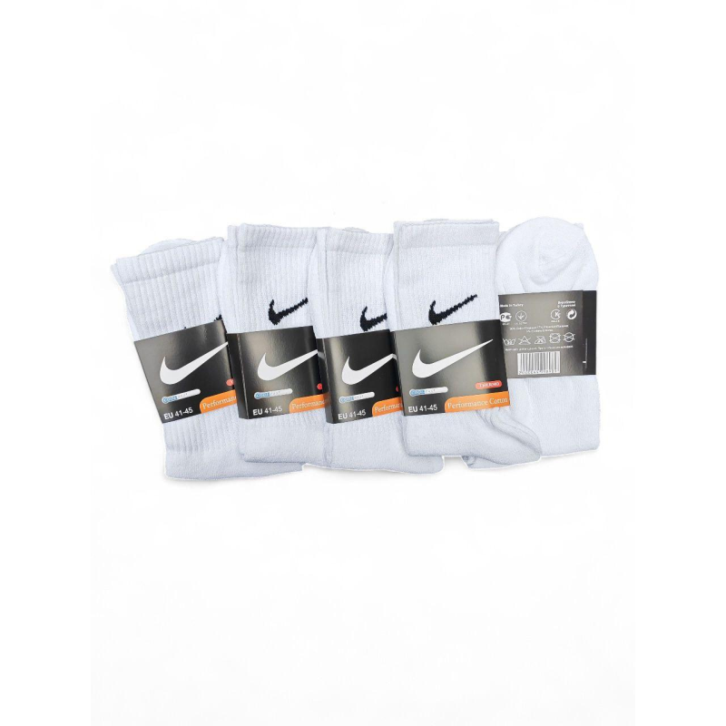 6 пар шкарпеток NIKE зимові махрові білі 41-45р.