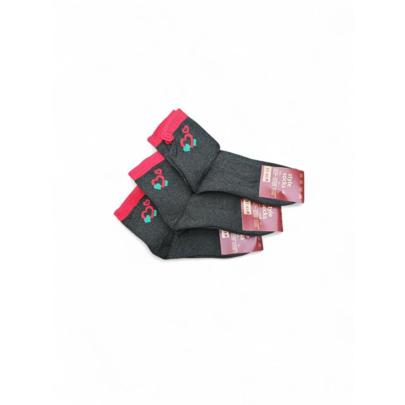 Зимові жіночі шкарпетки махрові (10 пар) ТМ “STYLE SOCKS“, розмір 37-41