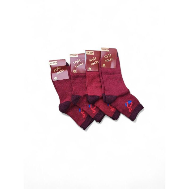 Зимові жіночі шкарпетки махрові (10 пар) ТМ “STYLE SOCKS“, розмір 37-41