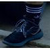 12 пар в упаковці, шкарпетки ADIDAS високі чорні 41-45р.