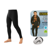 Кальсони чоловічі підштанники ТМ “СЛАВА“ бавовняні на флісі розмір XL-6XL (48-56)