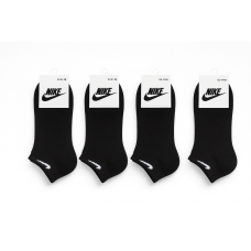 12 пар в упаковці шкарпетки короткі чорні NIKE 41-45р.