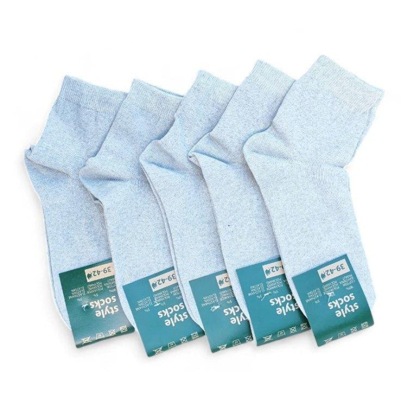 Шкарпетки 10 пар у наборі  ТМ “STYLE SOCKS  “ 90 % сірі 39-42 розмір