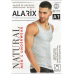 Чоловіча бавовняна майка 3 шт в упаковці ТМ “Alarix“ сіра    (XL/48)