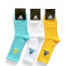 12 пар в упаковці, високі шкарпетки жіночі ADIDAS 3 кольори білі 36-41р.
