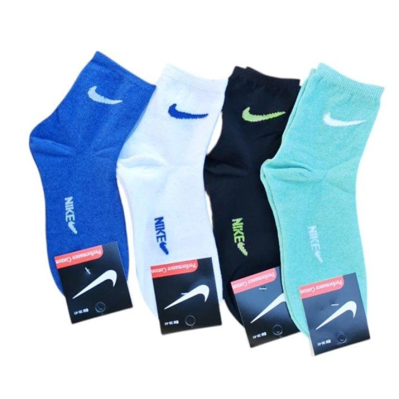 12 пар в упаковці, жіночі шкарпетки NIKE 4 кольори 36-41р.