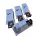 12 пар в упаковці, Шкарпетки NIKE високі білі сіра стопа 41-45р.