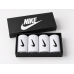 4 пари у коробці, подарунковий набір шкарпеток NIKE білі + сіра стопа 41-45р.