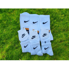 12 пар в упаковці шкарпетки короткі 6 пар + 6 пар високі NIKE 41-45р.
