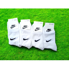 12 пар в упаковці, Шкарпетки NIKE високі білі р. 36-41