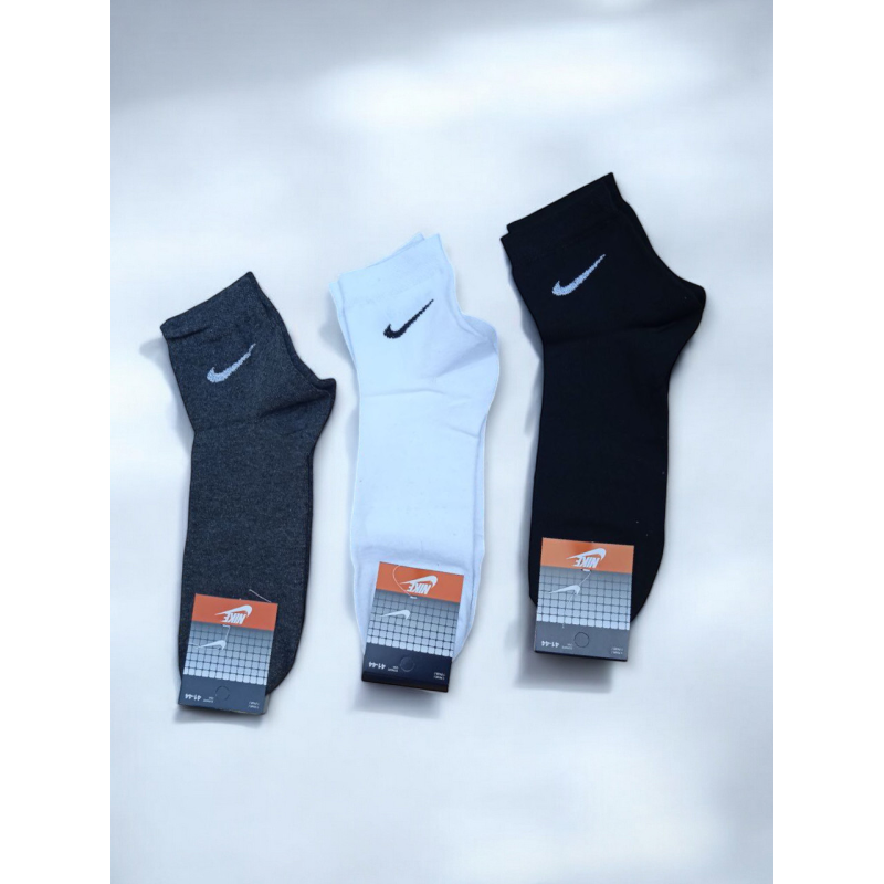 Шкарпетки 12 пар в упаковці 3 кольори NIKE 41-44р.