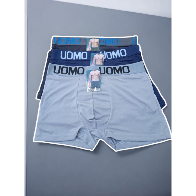 Труси чоловічі боксери ТМ “UOMO“ 3шт в наборі 2XL (52-54 )