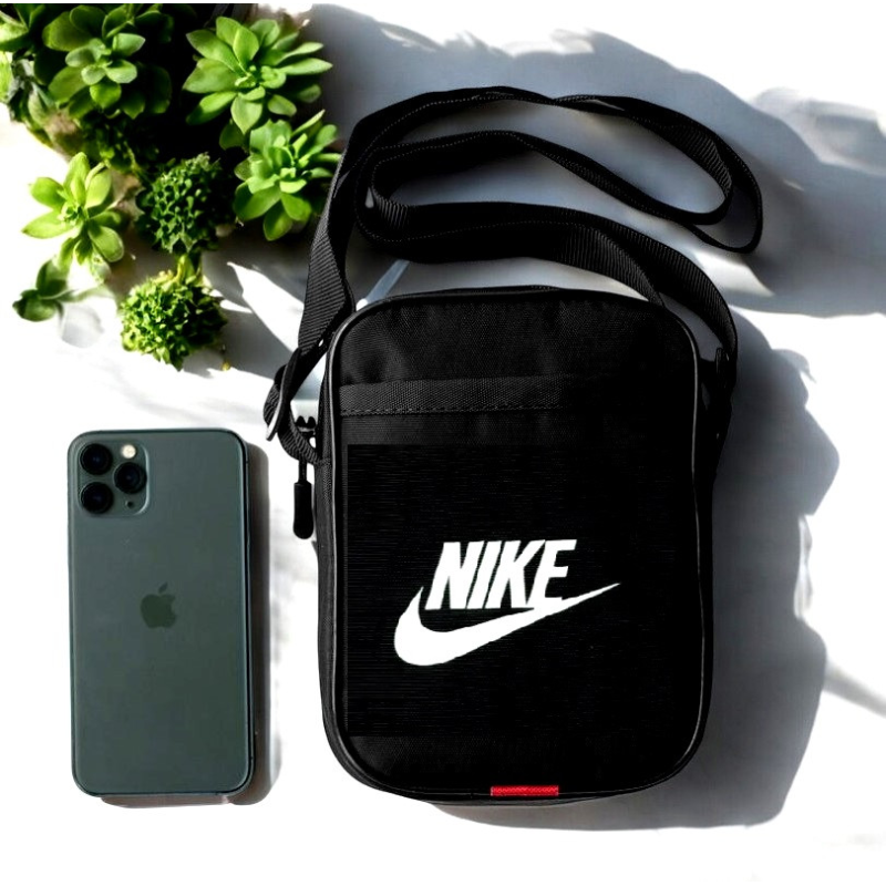 Барсетка маленька Nike чорна чоловіча (сумка через плече)