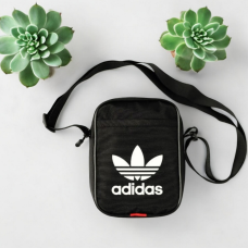 Барсетка ADIDAS чорна мала чоловіча (сумка через плече)