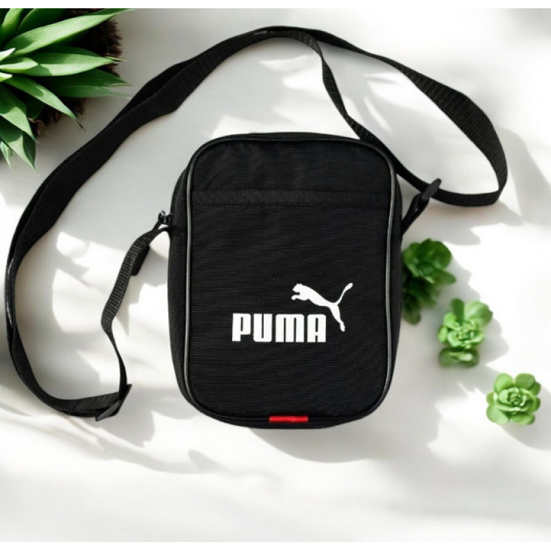 Барсетка PUMA чорна мала чоловіча (сумка через плече)