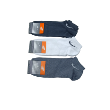 12 пар в упаковці, шкарпетки короткі 3 кольори NIKE 41-44р.