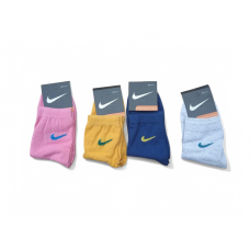 12 пар в упаковці, жіночі шкарпетки NIKE 4 кольори 36-41р.