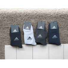Шкарпетки ADIDAS 4 кольори 12 пар в упаковці 41-45