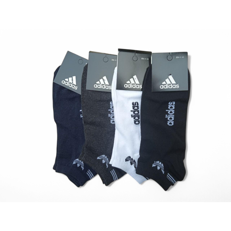 12 пар в упаковці шкарпетки короткі ADIDAS 41-45 грн.