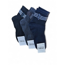 12 пар шкарпеток з резинкою на стопі SPORT SOCKS 3 кольори (41-45) розмір