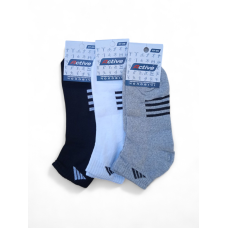 12 пар шкарпеток коротких спортивних ACTIVE спорт 3 кольори  25-27 *(39-42р)